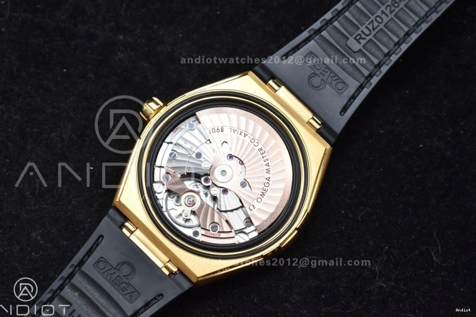 Black Constellation Black A8900 Gummy Black Clone 1:1 Strap Super on Edition VSF Dial YG Best Ceramic 0130